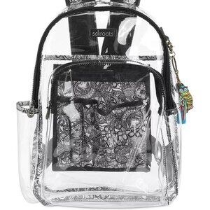Sackroots Artist Circle Festival Clear Backpack NEW